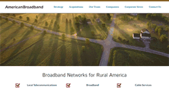 Desktop Screenshot of americanbroadband.com
