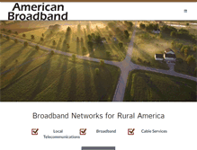 Tablet Screenshot of americanbroadband.com